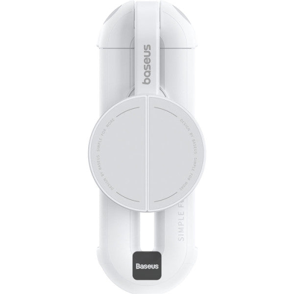 عصا سيلفي بيسوس تيك شوت مزدوجة الدعم – أبيض