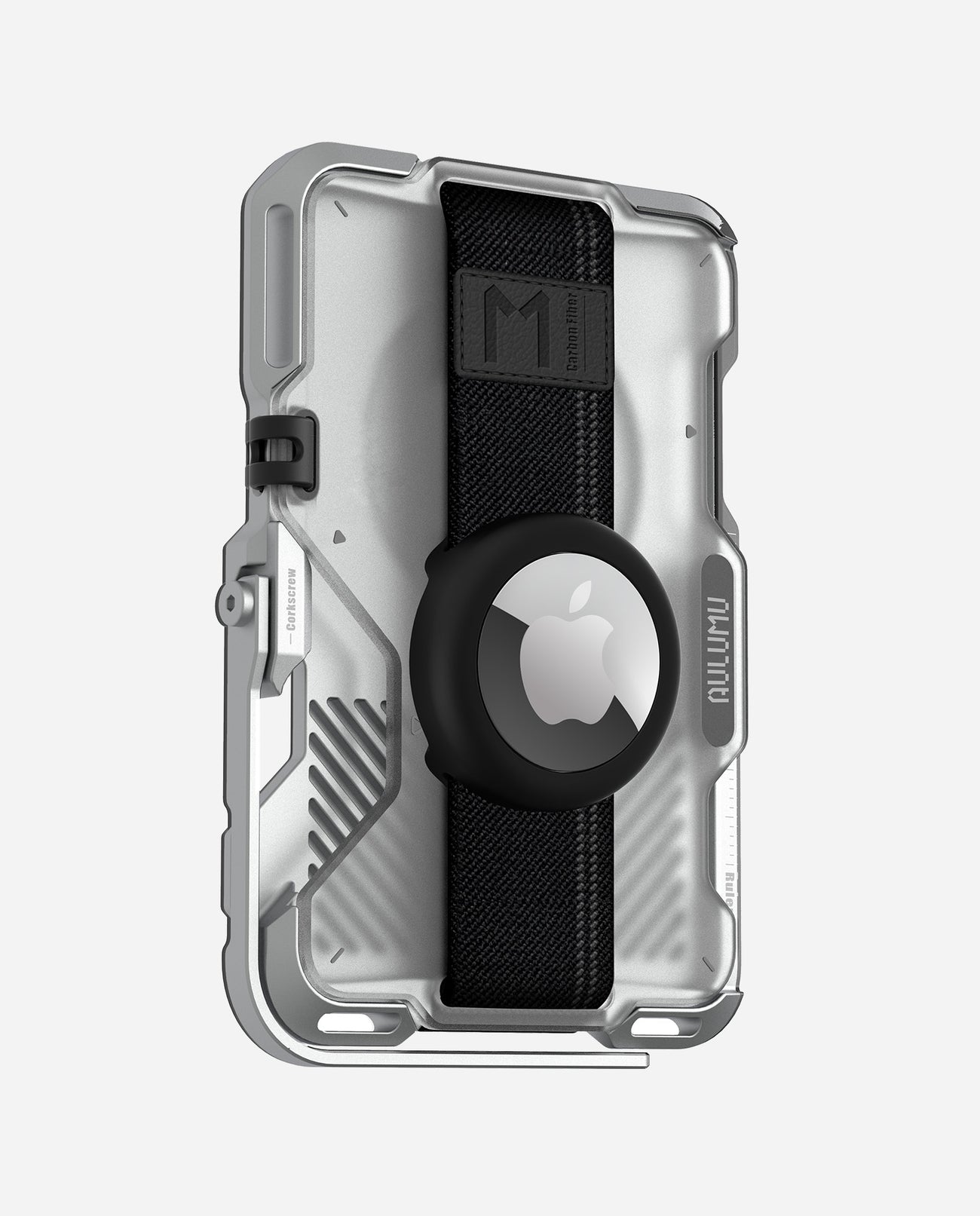 AULUMU G03 Multi-Tool Magnetic Metal Wallet Frosted Cover - Translucent White