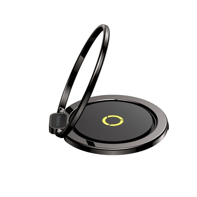 حامل هاتف حلقي مغناطيسي بيسوس ماج برو II – أسود