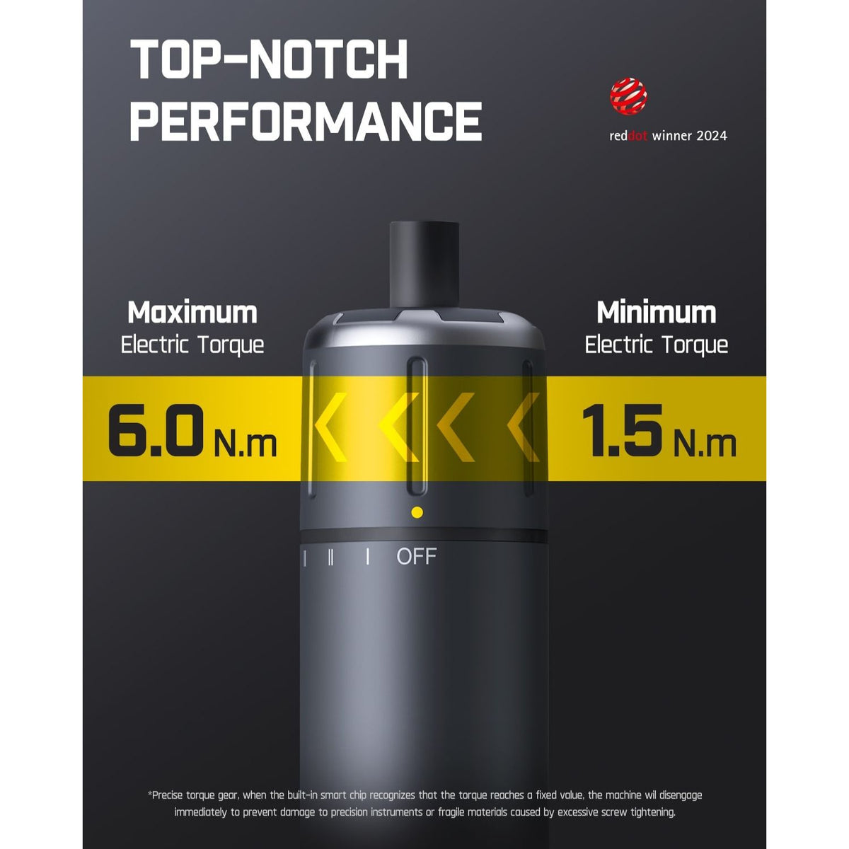 طقم مفك براغي كهربائي لاسلكي فانتِك نكس S1 برو - رمادي