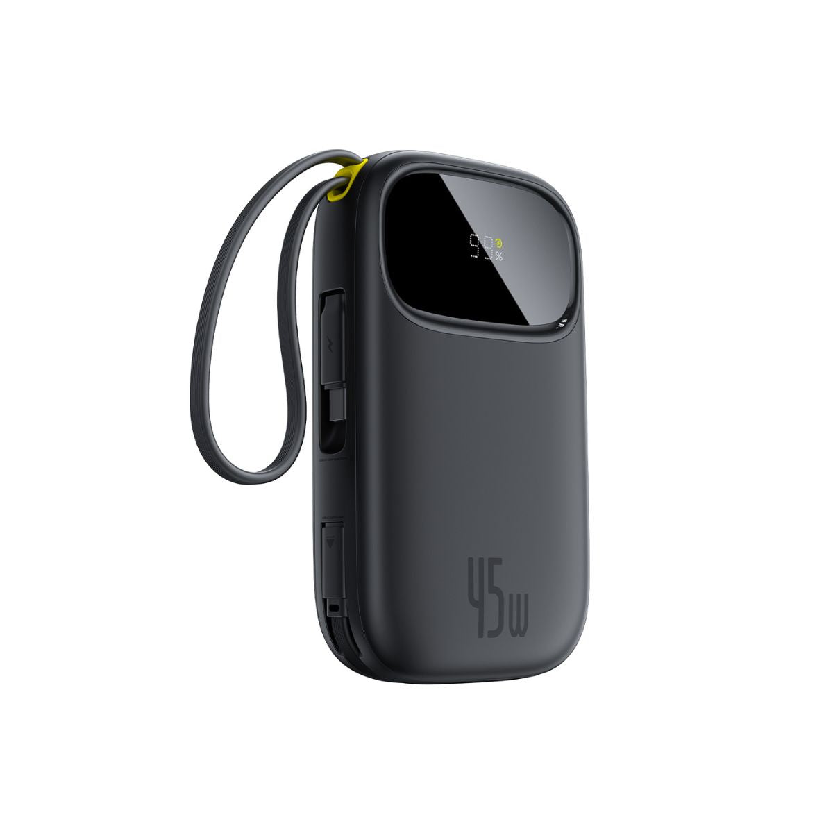 باور بانك بيسوس FC31 بسعة 20000 مللي أمبير 45 واط مع كابلي USB-C – أسود