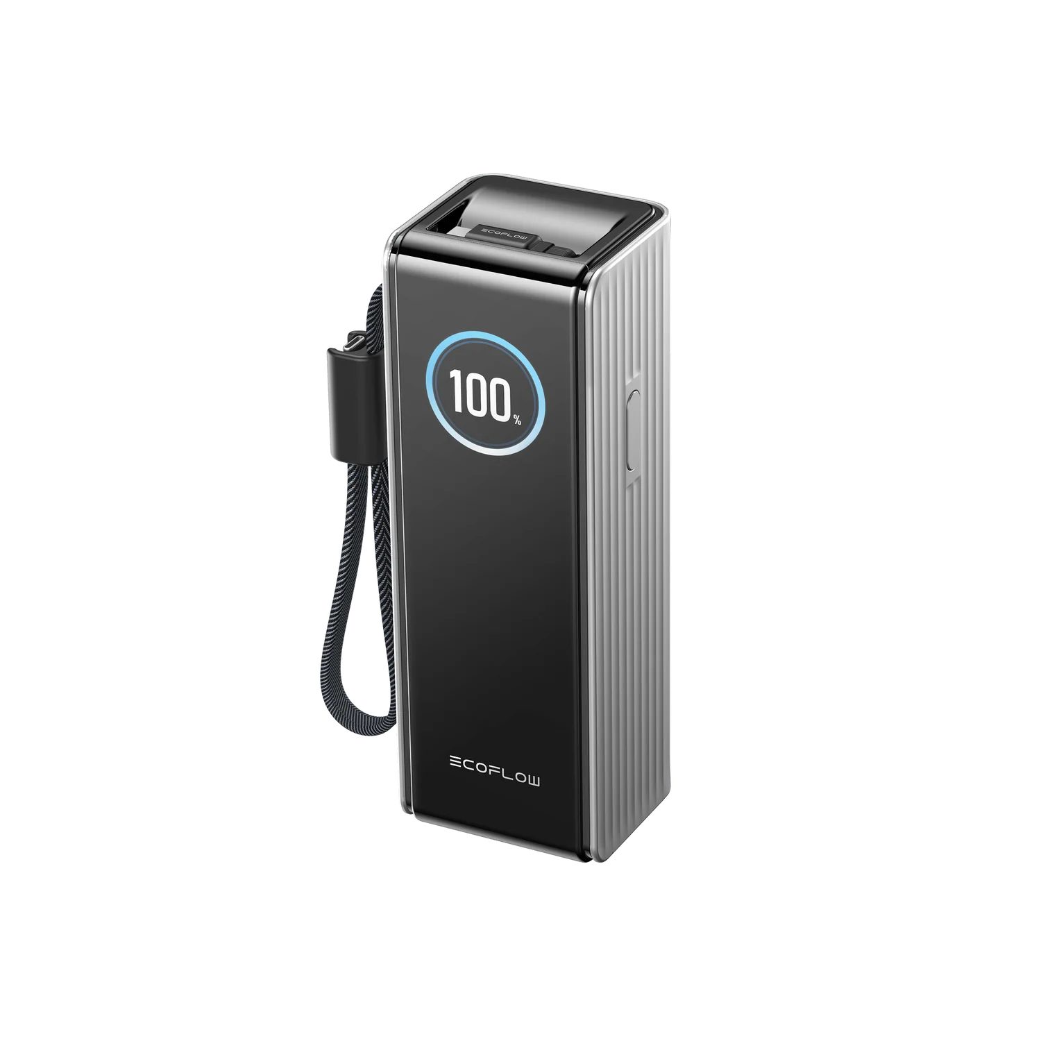 باور بانك إيكوفلو RAPID بسعة 25,000 مللي أمبير، 170 واط – فضي