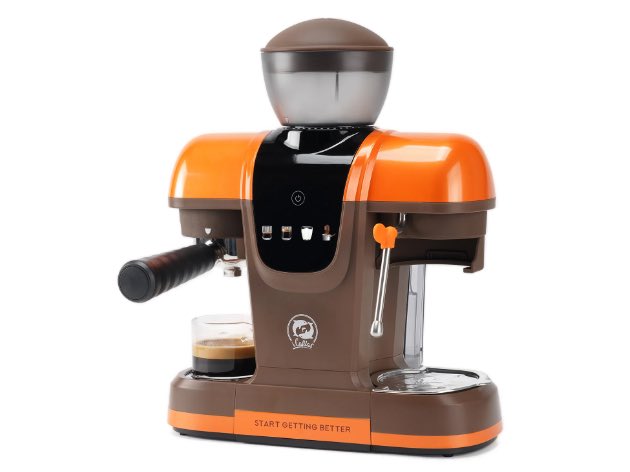 iCafilas Semi-Automatic Espresso Coffee Maker - Black