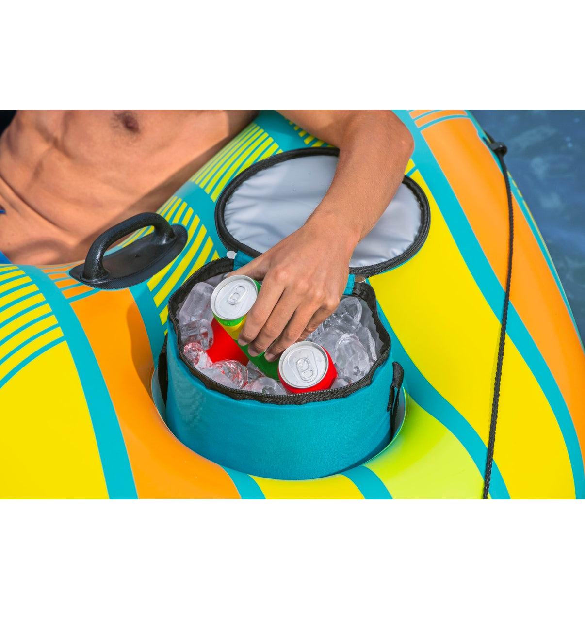 كرسي تفخ مع حافظة حرارة