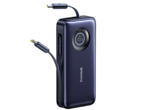 Baseus EnerCore CR11 Power Bank with Retractable Cable 20000mAh 100W - Cosmic Black