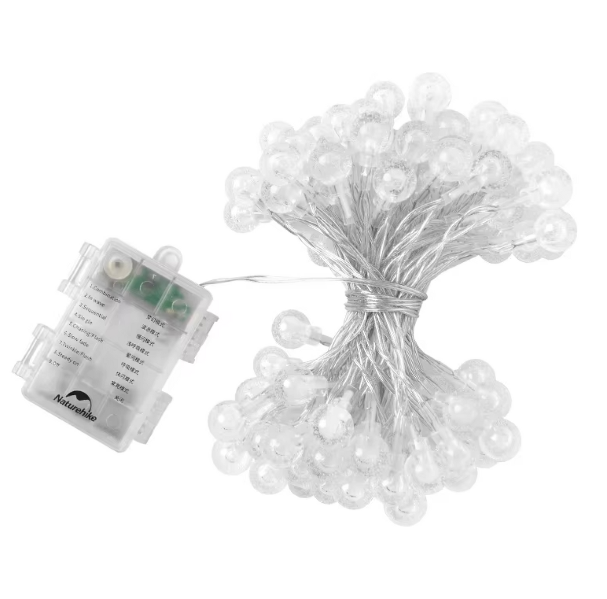 Naturehike Star Point Ambient String Lights - Warm Light (10M) (Without Dry Battery)