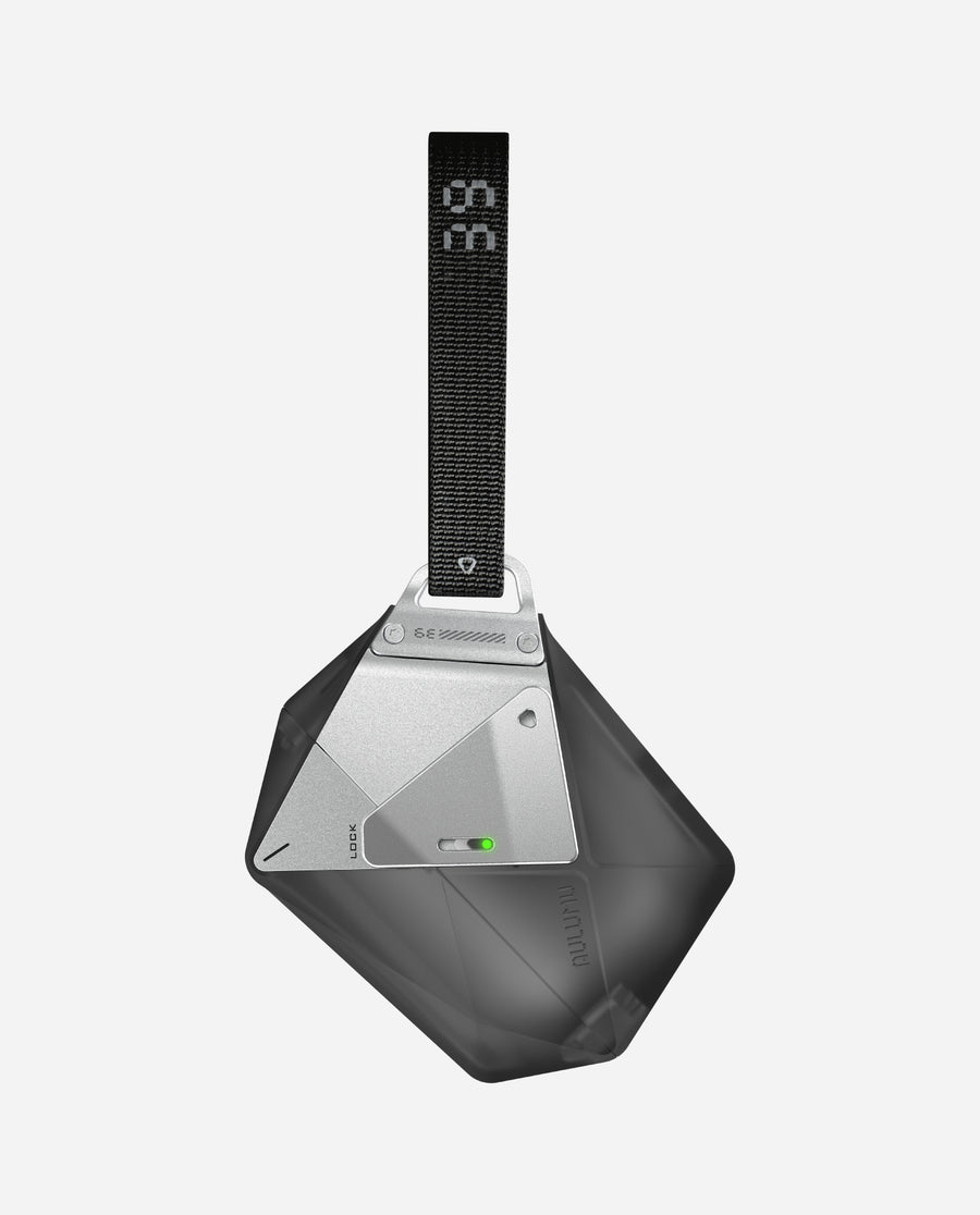 AULUMU A39 Hi-Per Shockproof Geometric Earphone Case for AirPods Pro 3 - Translucent Gray