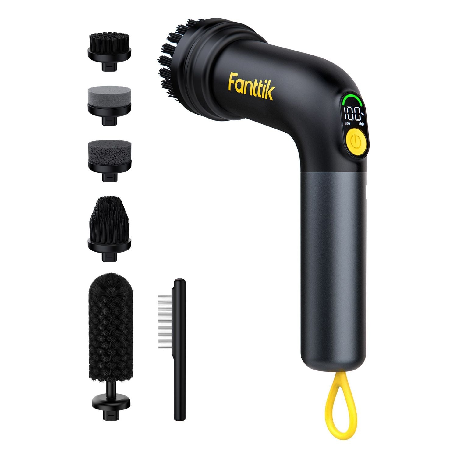 Fanttik G9 Handy Cordless Spin Scrubber - Black