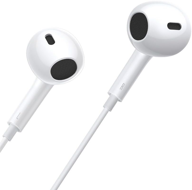 سماعات سلكية بيسوس إنكوك CZ17 شبه داخل الأذن – أبيض