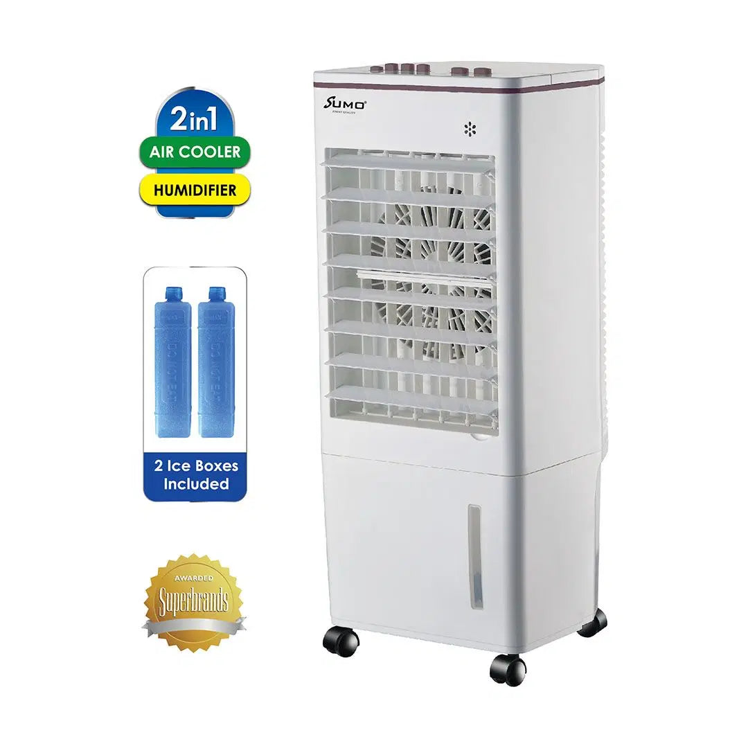 ‎مبرد هواء محمول بسعة 8 لتر و3 سرعات للتحكم