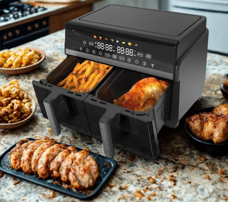 قلاية هوائية رقمية سعة 12 لتر وقوة 2200 واط