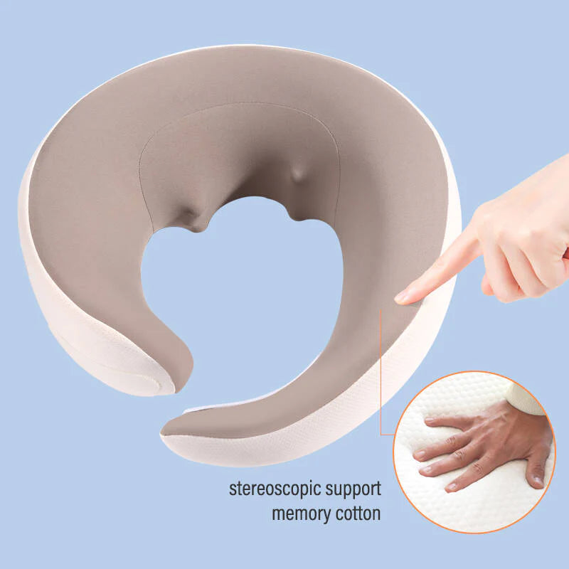 مخدة مع مدلّك للرقبة للاسترخاء و تخفيف آلام الرقبة