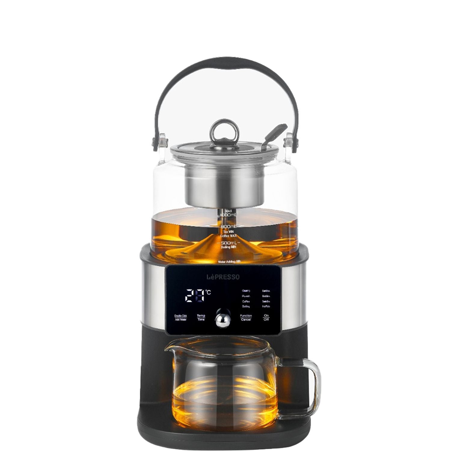 ماكينة صانعة الشاي و القهوة   1 لتر 1000 واط ليبرسو Lepresso Brewfinity Tea And Coffee Brewer With Digital Display