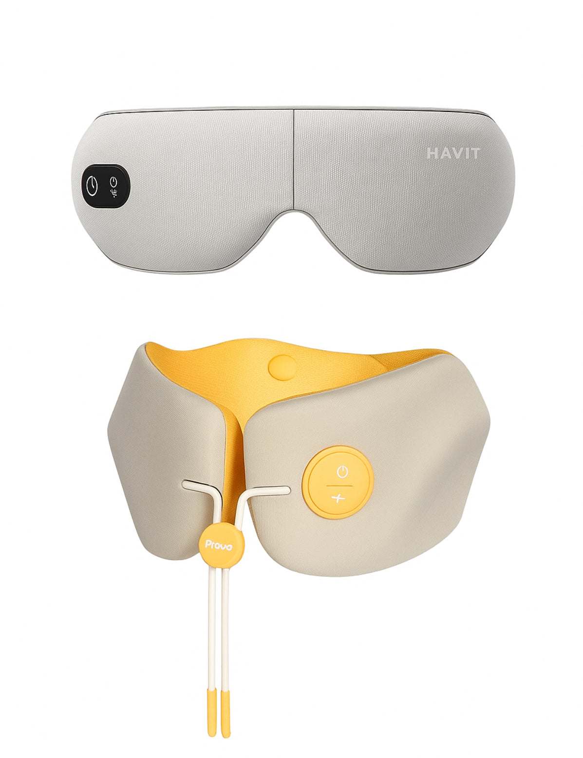 عرض 2 في 1 ( مدلك العيون الذكي + مساج الرقبة) من هاڤيت