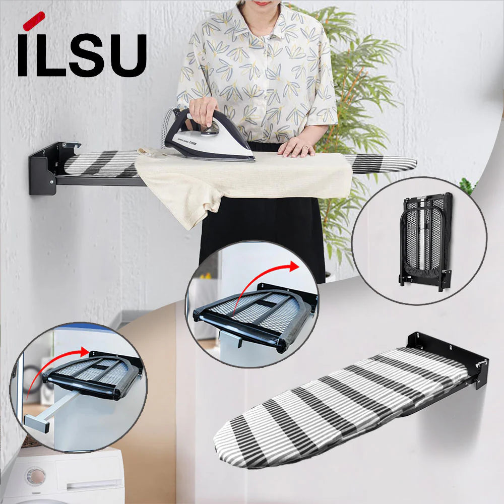 طاولة كوي قابلة للطي مثبتة على الحائط