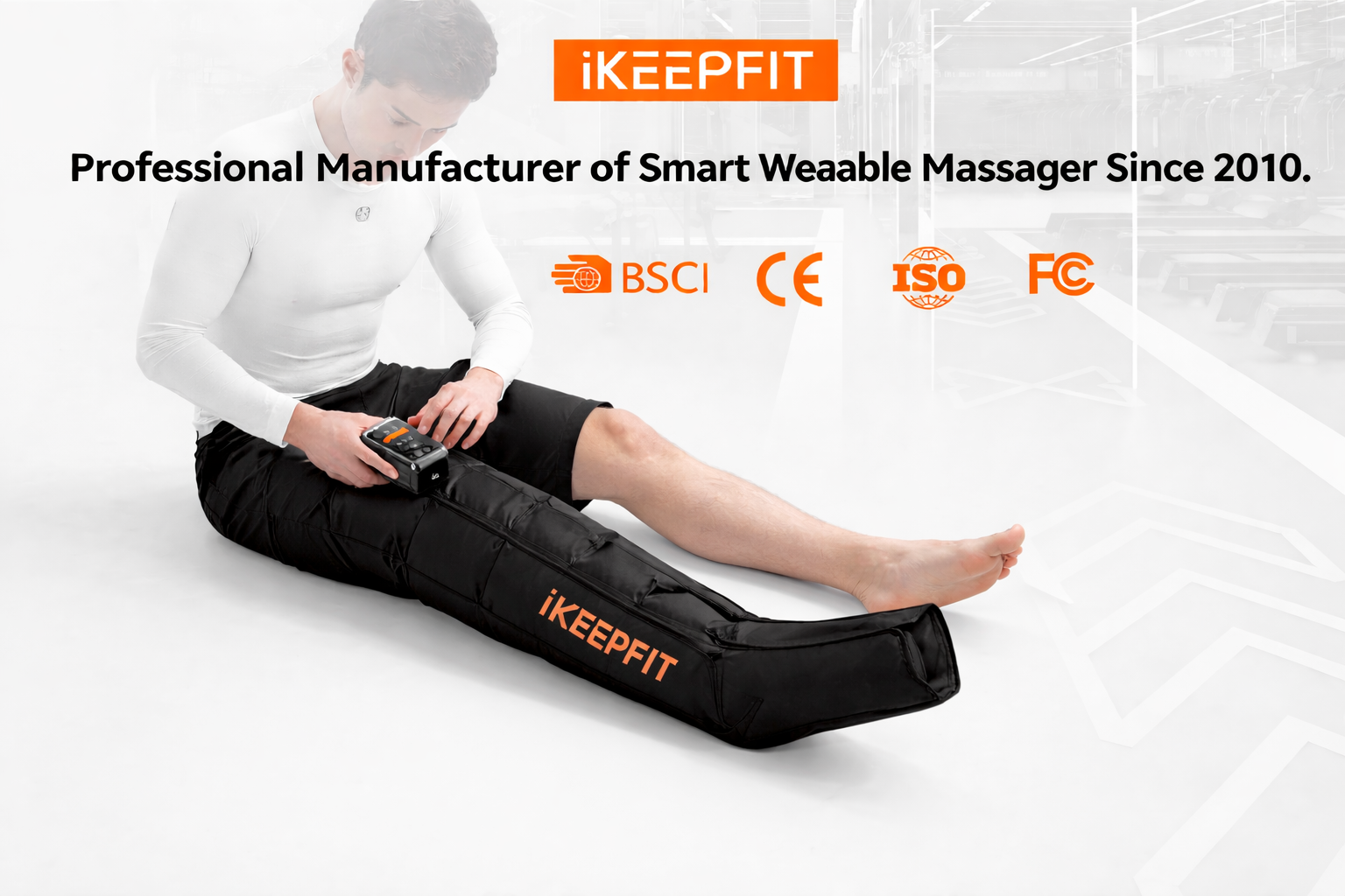 جهاز الإستشفاء للساق و القدم ( قطعة واحدة - لساق واحدة ) من KeepFit