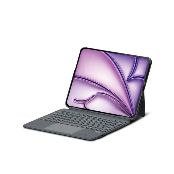 حافظة Smartix 4-في-1 بلوتوث لجهاز iPad – لوحة مفاتيح + تراكباد + قاعدة + حماية