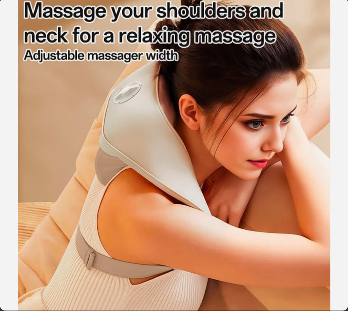 جهاز تدليك الرقبة والكتفين مع حرارة