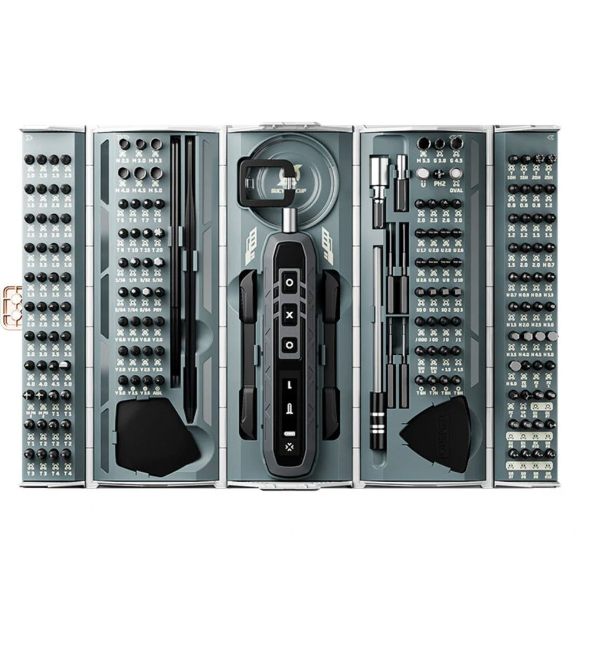 مفك إلكتروني متعدد الاستخدامات – طقم احترافي شامل