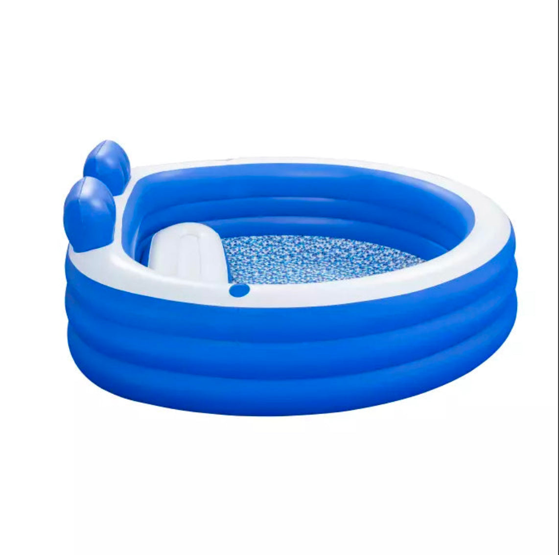 حوض سباحة تفخ مع قعدة