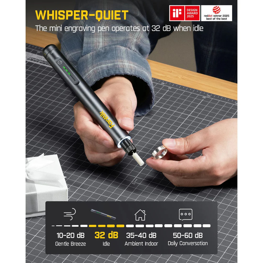 Fanttik F2 Master – طقم أداة دوارة لاسلكية، محرك براشلس، إعدادات سرعة متعددة، مع حقيبة وإكسسوارات