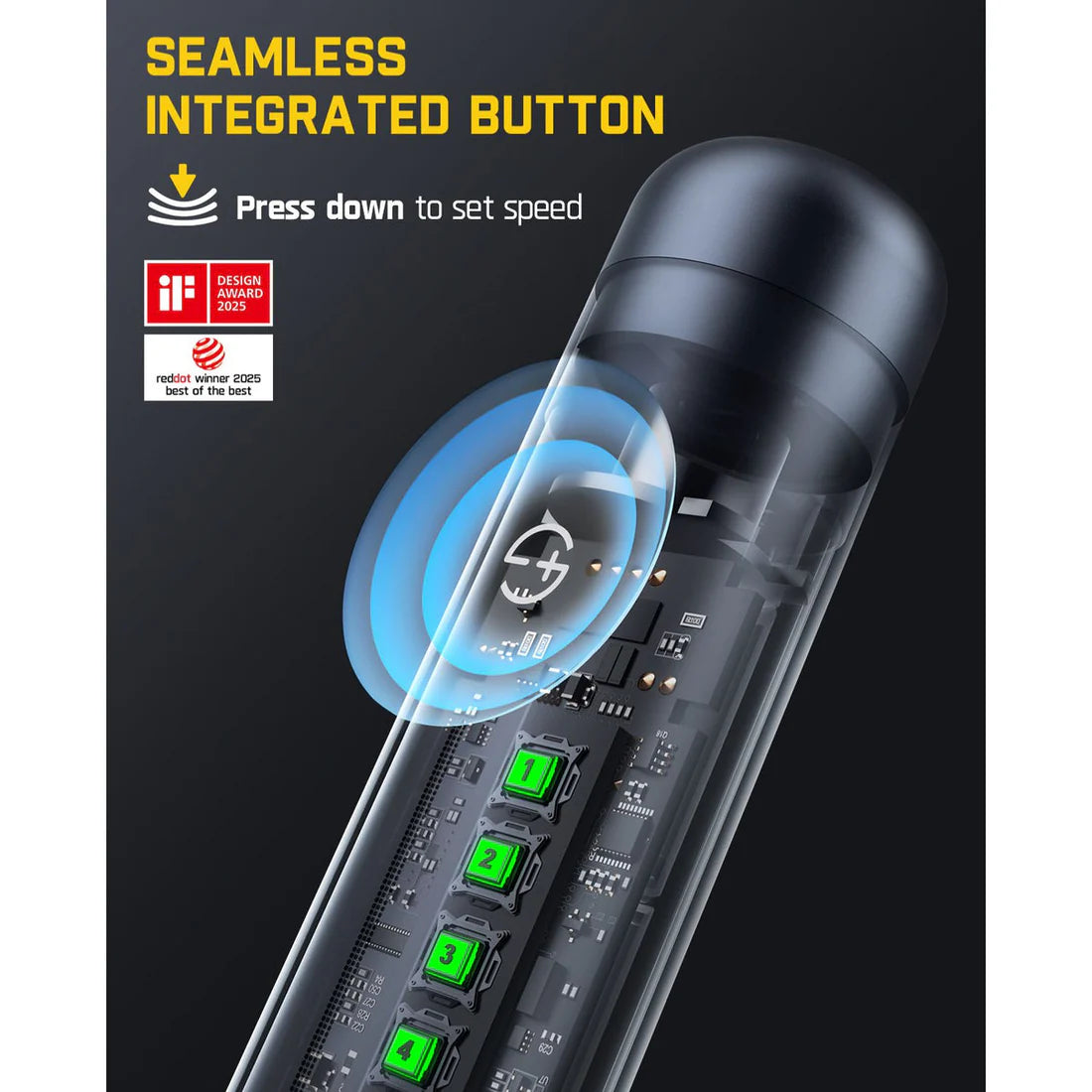 Fanttik F2 Master – طقم أداة دوارة لاسلكية، محرك براشلس، إعدادات سرعة متعددة، مع حقيبة وإكسسوارات