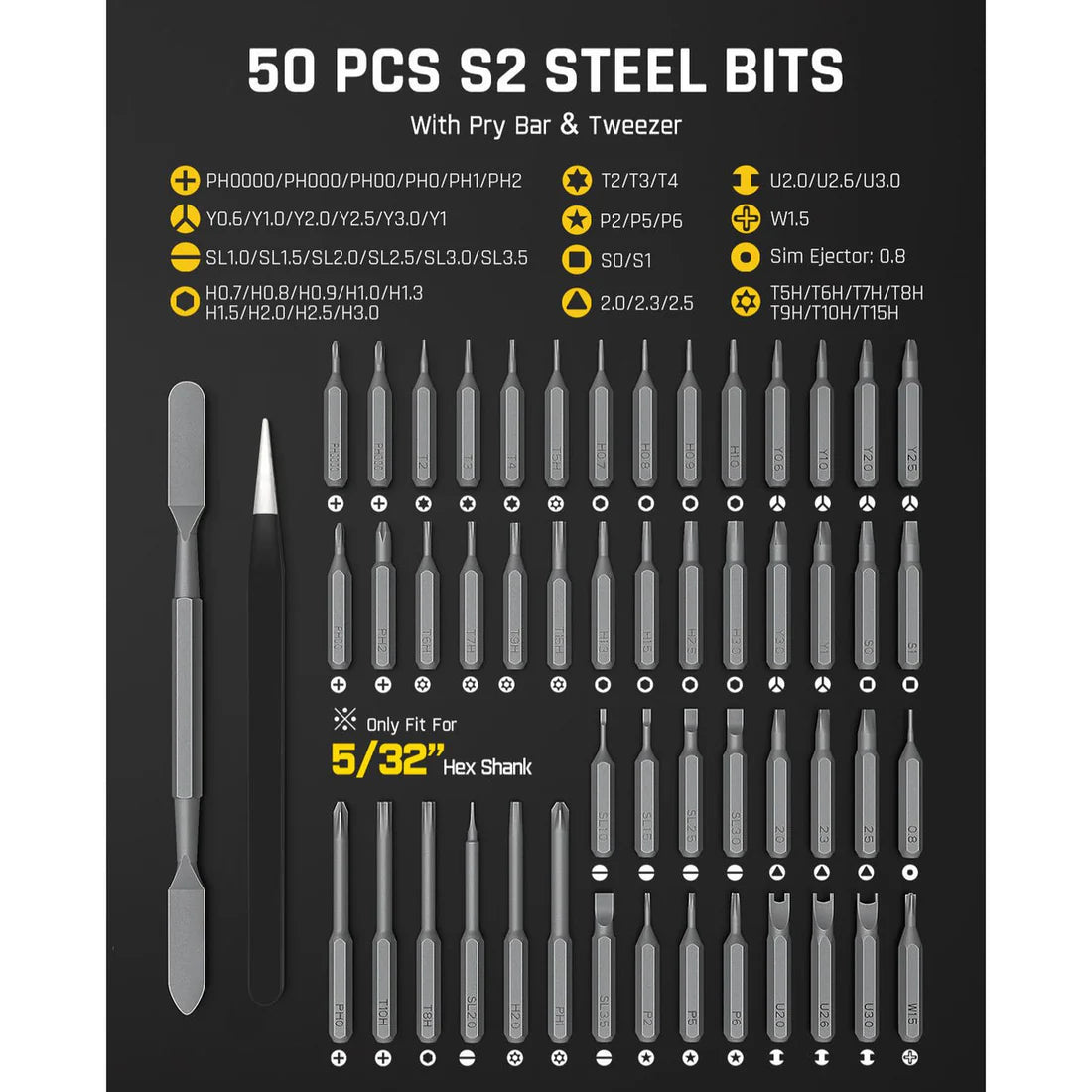 Fanttik E2 Ultra – مفك براغي كهربائي دقيق لاسلكي مع 50 لقمة مغناطيسية