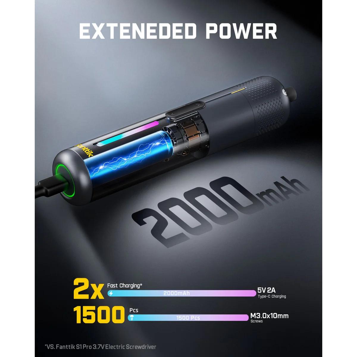 Fanttik S2 Pro – مفك براغي كهربائي لاسلكي